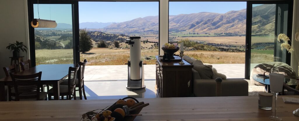 Matagouri Lodge view from the living area Matagouri Lodge view from the living area